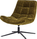 Woood maudi draaifauteuil - chenille - groen - 84x74x86
