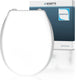 Schütte wc-bril 82000 white - duroplast - rvs-scharnieren - belastbaar tot 175 kg - gelakt - wit