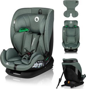 Lionelo lavender i-size baby autostoeltje - 9 tot 36 kg (1,5-12 jaar groep 1 2 3 76-150 cm) - autostoel met isofix - hoge versterkte zijbescherming - ventilatie – stalen versterkin - installatie-indicatoren - atest