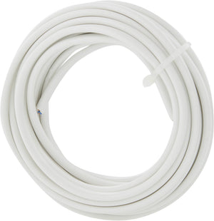 Q-link huishoudsnoer - plat - belastbaar tot 1200w - 2 x 0.75 mmâ² - 5 m - wit
