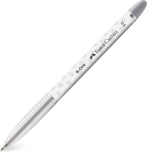 Faber-castell balpen - k-one - 0.5mm - zwart - doos 10 stuks - fc-642099