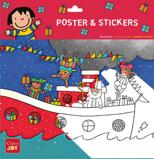 Clavis joy kleurposter anna en sinterklaas