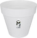 Elho loft urban rond 60 - grote bloempot voor buiten - waterreservoir - 100% gerecycled plastic - ø 58.0 x h 54.0 cm - wit
