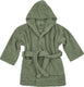 Meyco baby uni badjas - badstof - forest green - 98 104