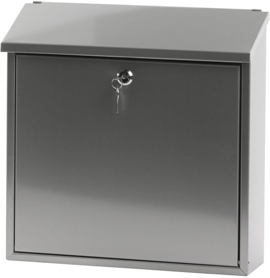 V-part - wandbrievenbus malagan - stainless steel - rvs - brievenbus