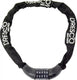 Dresco kettingcijferslot 90cm - rond 6mm - zwart