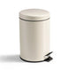 Hush. living hush living - prullenbak 3l metaal - soft close deksel - uitneembare binnenemmer - extra compact - voor kleinere toiletten en badkamers - bei
