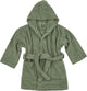 Meyco baby uni badjas - badstof - forest green - 86 92