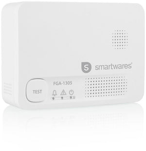 Smartwares fga-13051 - koolmonoxidemelder co melder - 85 db - 10 jaar sensor - bsi gecertificeerd