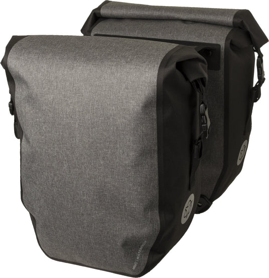 Agu clean dubbele fietstas shelter large grey