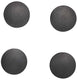 Maul magneet solid rond 4 stuks 0,8 kg kunststof ferriet bruchsicher ø 3.2 x 0.96 cm zwart