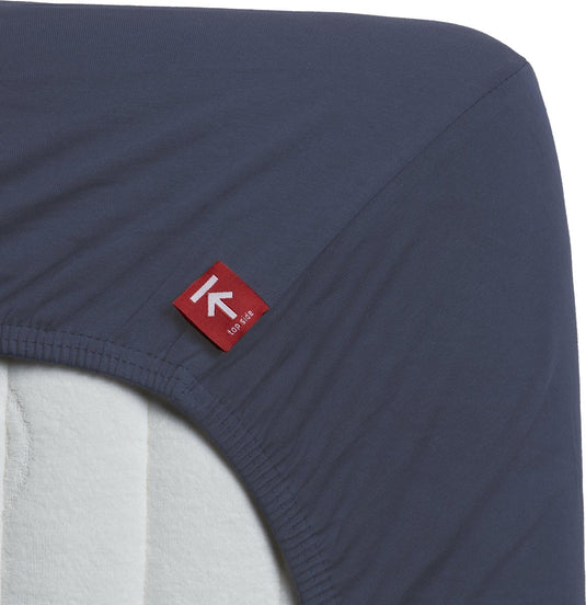 Beddinghouse - jersey-stretch - hoeslaken - 160x220 cm - blauw - premium kwaliteit