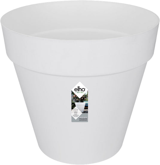 Elho loft urban rond 50 - bloempot voor buiten - ø 48.5 x h 44.5 cm - wit
