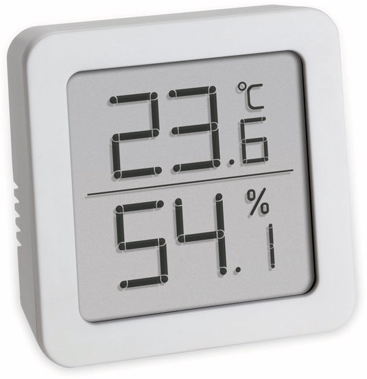 Tfa dostmann thermo- en hygrometer wit