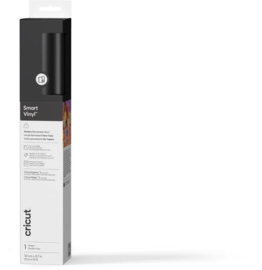 Cricut ™ smart vinyl™ permanent zwart, geen mat nodig (3,7 m)