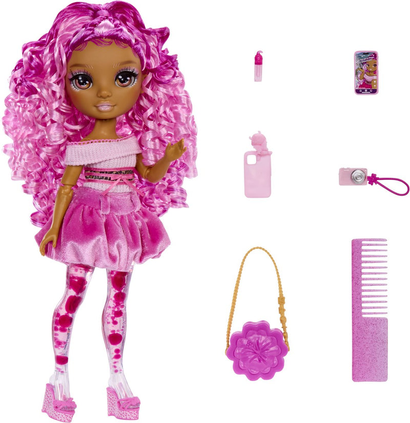 Afbeelding laden in galerijviewer, Rainbow high sparkle shine modepop roze
