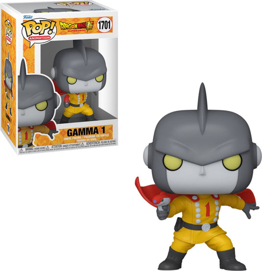 Funko dragon ball super - super hero gamma 1 vinyl figuur 1701 pop! meerkleurig