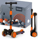 Lionelo timmy kinderstep - step voor kinderen vanaf 3 jaar - 3 wielen - tot 50 kg - verstelbaar stuur - led wielen verlicht deck - anti-slip platform - opvouwbaar - geen montage nodig