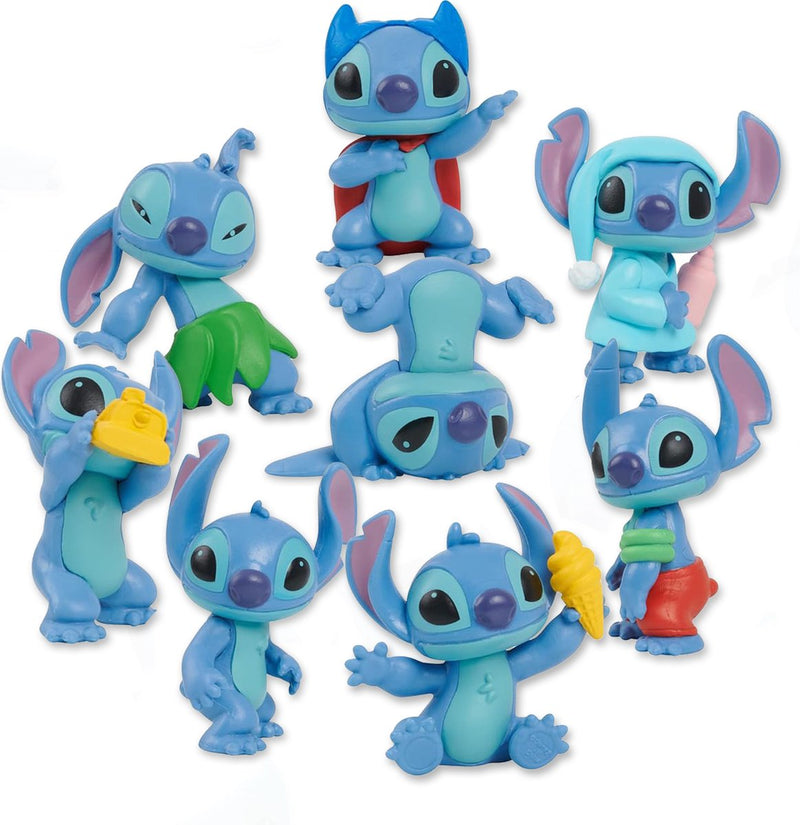 Afbeelding laden in galerijviewer, Just play disney stitch - set van 8 stitch speelfiguren
