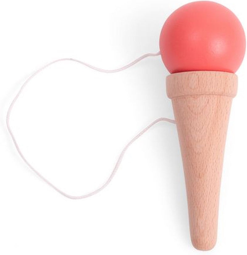Chargez l'image dans la visionneuse de la galerie, Bs toys kendama ijsje - behendigheidsspel - vangbal - kinder speelgoed - houten spel - coördinatie training - kendama spel - houten speelgoed
