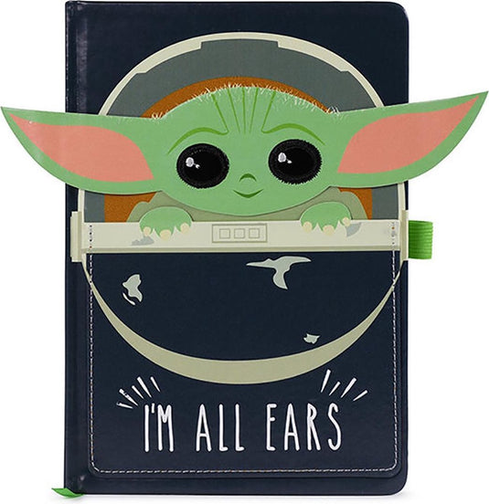 Pyramid international star wars notitieboek the mandalorian premium a5 i'm all ears zwart