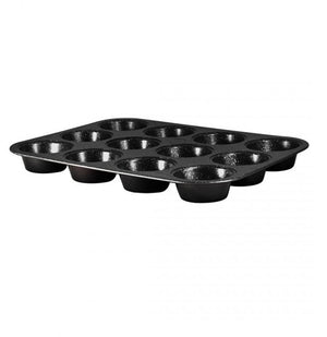 Berlinger haus black rose collection - muffinbakvorm - 12 muffins - granietcoating