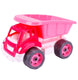 Sun fun roze kiepwagen voor meisjes 32cm - zandbak speelgoed - buitenspeelgoed