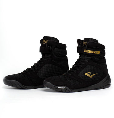 Everlast elite 2 - boksschoenen - high-top - zwart goud (beschikbaar in verschillende maten)