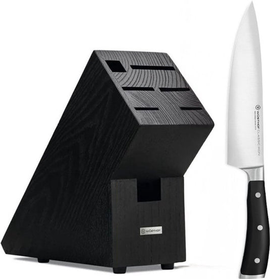 Wusthof - classic ikon koksmes 20cm + gratis zwart messenblok