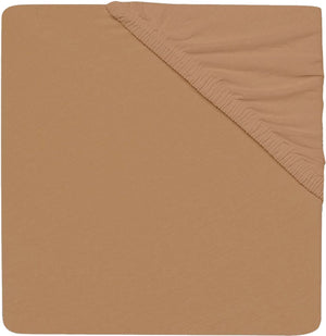 Jollein - baby hoeslaken jersey (biscuit) - katoen - hoeslaken wieg - 75x95cm