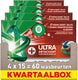 Ariel 4in1 wasmiddel pods +ultra vlekverwijderaar - 4 x 15 wasbeurten