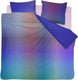 Damai dekbedovertrek rainbow - satijn - 260x200 220 cm - violet + 2 kussenslopen 60x70