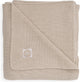 Jollein deken wieg 75x100cm - basic knit - nougat - wiegdekentje baby