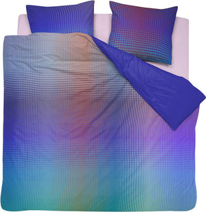 Damai dekbedovertrek rainbow - satijn - 260x200 220 cm - violet + 2 kussenslopen 60x70