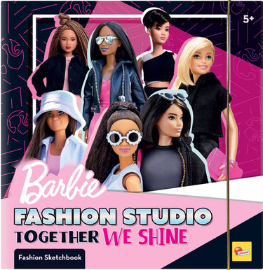 Lisciani barbie sketchbook together we shine - fashion studio