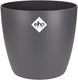 Elho brussels rond 14 - bloempot voor binnen - 100% gerecycled plastic - ø 13.5 x h 12.6 cm - antraciet