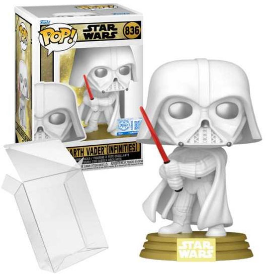Funko star wars darth vader (infinities) vinylfiguur 836 unisex pop! - neutraal - standard