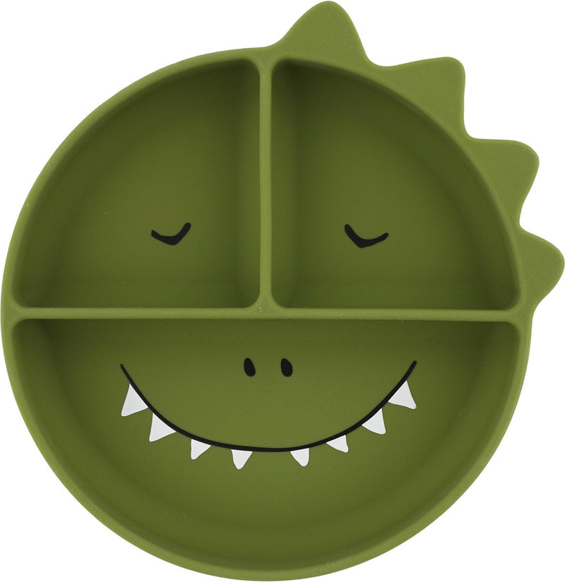 Afbeelding laden in galerijviewer, Trixie siliconen bord met vakjes en zuignap - mr. dino

