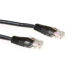 Act zwart 1 m u utp cat5e patchkabel met rj45 connectoren
