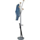 Abi kapstok alba 187x38 cm metallic grijs