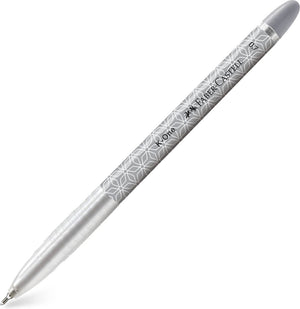 Faber-castell balpen - k-one - 0.7 mm - zwart - doos 10 stuks - fc-643099
