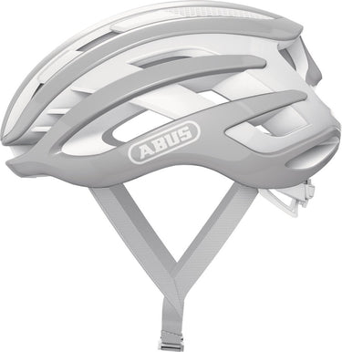Abus fietshelm airbreaker pure grey m - 52-58 cm - grijs - geschikt voor gebruik op racefietsen - gravelbikes - 210 g