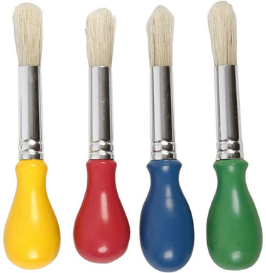 Creativ company https: www.cchobby.nl kinderkwasten-l-11-5-cm-d-13-mm-b-11-mm-rond-4-stuk-1-doos