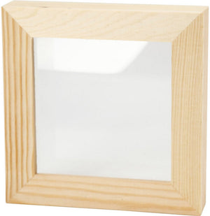 Creativ company cc houten 3d lijst 12,3x12,3 cm