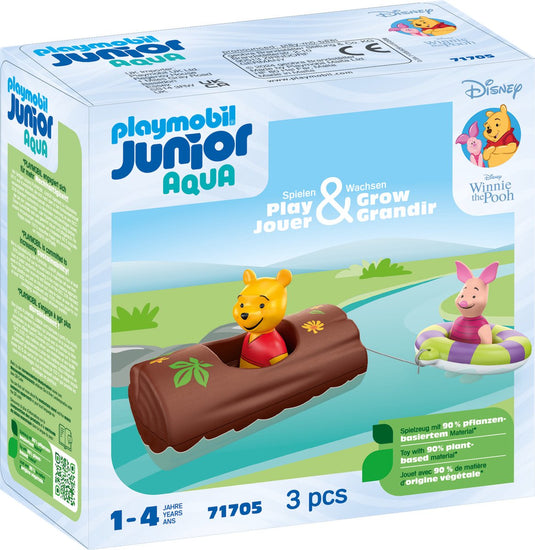 Playmobil junior disney: winnie's knorretjes wateravontuur - 71705