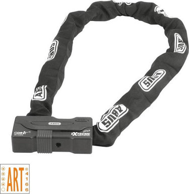 Abus motorslot kettingslot - granit™ extreme xplus 59 - security level 20 - art-4 zwart - 140 cm - geschikt voor motoren
