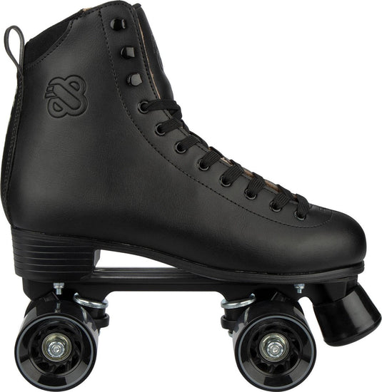 Nijdam rolschaatsen leer - ramblin' roller - zwart - maat 39