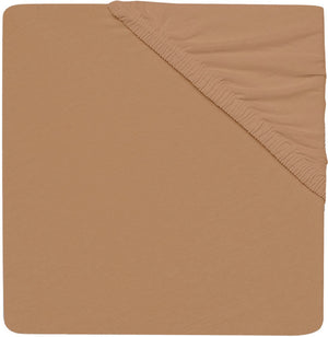 Jollein - baby hoeslaken jersey (biscuit) - katoen - hoeslaken wieg - 60x120cm