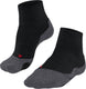 Falke tk2 short anti-blaar dik wol functioneel materiaal wandelsokken heren zwart - maat 39-41