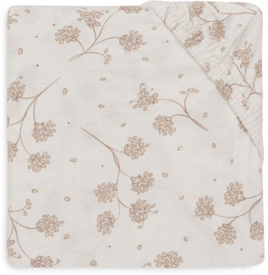 Jollein hoeslaken wieg - 40 50x80 90cm - jersey - leafy dreams